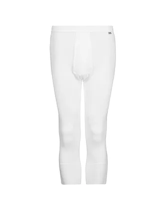 HUBER | Unterhose 3/4 mit Eingriff "Comfort" (Marine) | weiss